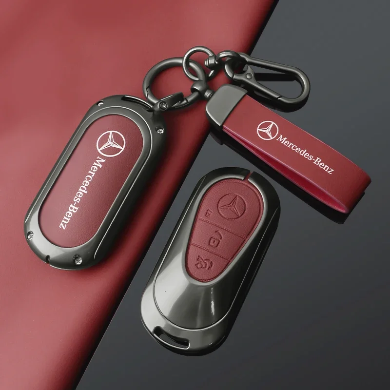 Car Key Case Cover for Mercedes Benz 2022 C S Class W206 W223 S350 C260 C300 S400 S450 S500 Key Shell Protector Auto Accessories