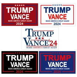 10pcs 2024 Trump Vance Stickers,Make America Great Again Trump for President 2024 Election Stickers Waterproof Car Laptop Decals