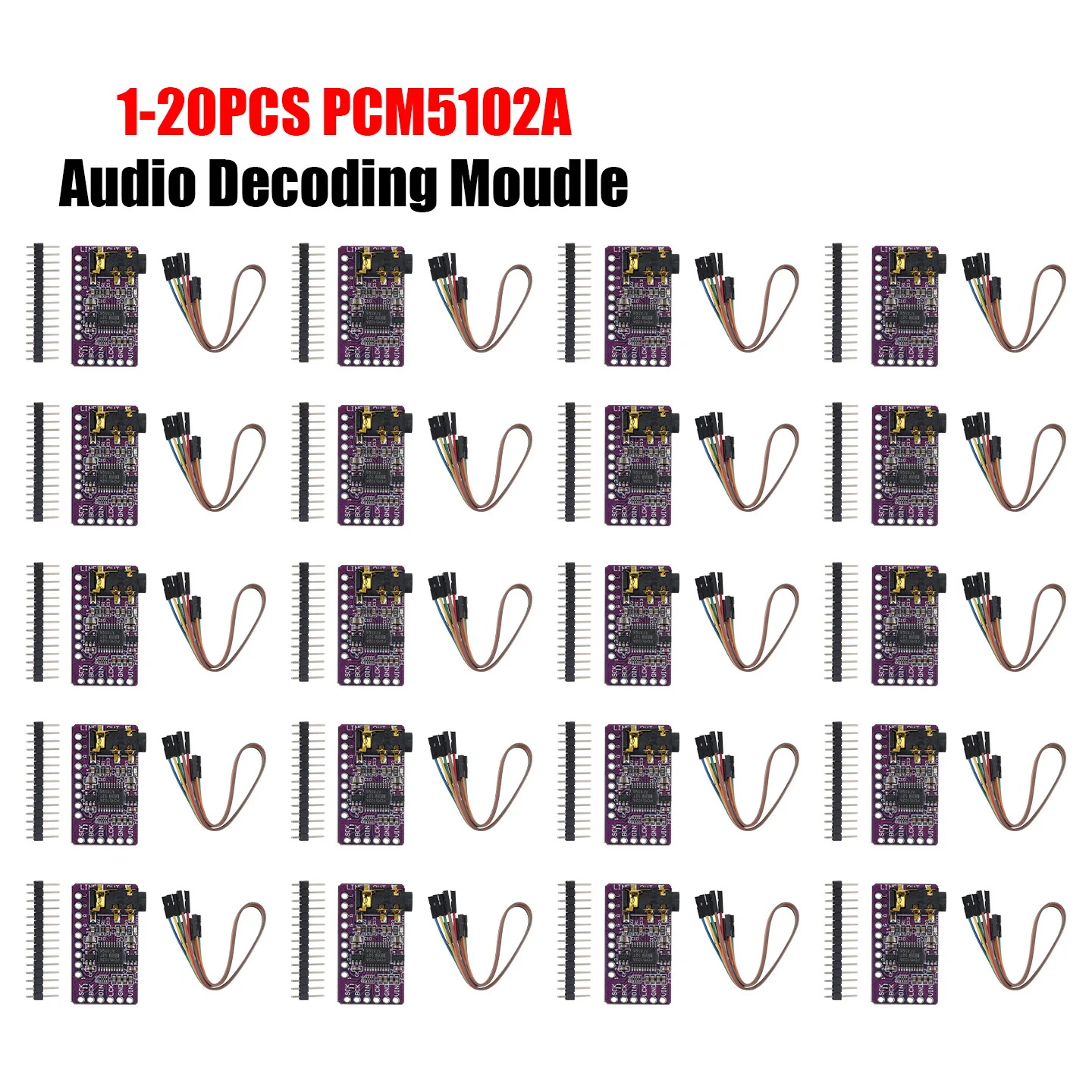 XZG Interface I2S PCM5102A DAC Decoder GY-PCM5102 I2S Player Module For Raspberry Pi pHAT Format Board Digital Audio Board
