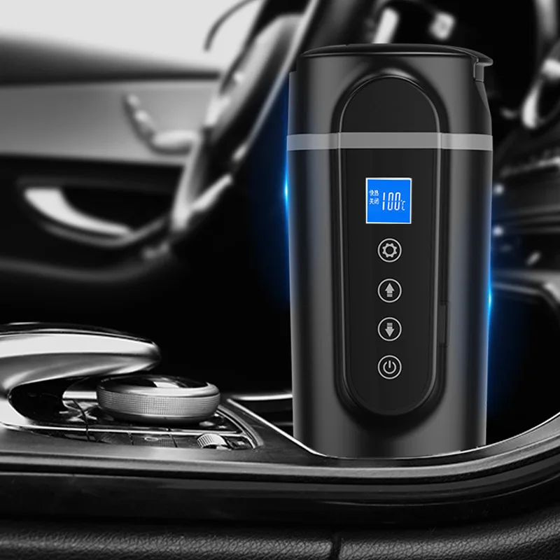 Car Mounted Electric Kettle 24V Car Heating Water Cup 12V Universal Boiling Water