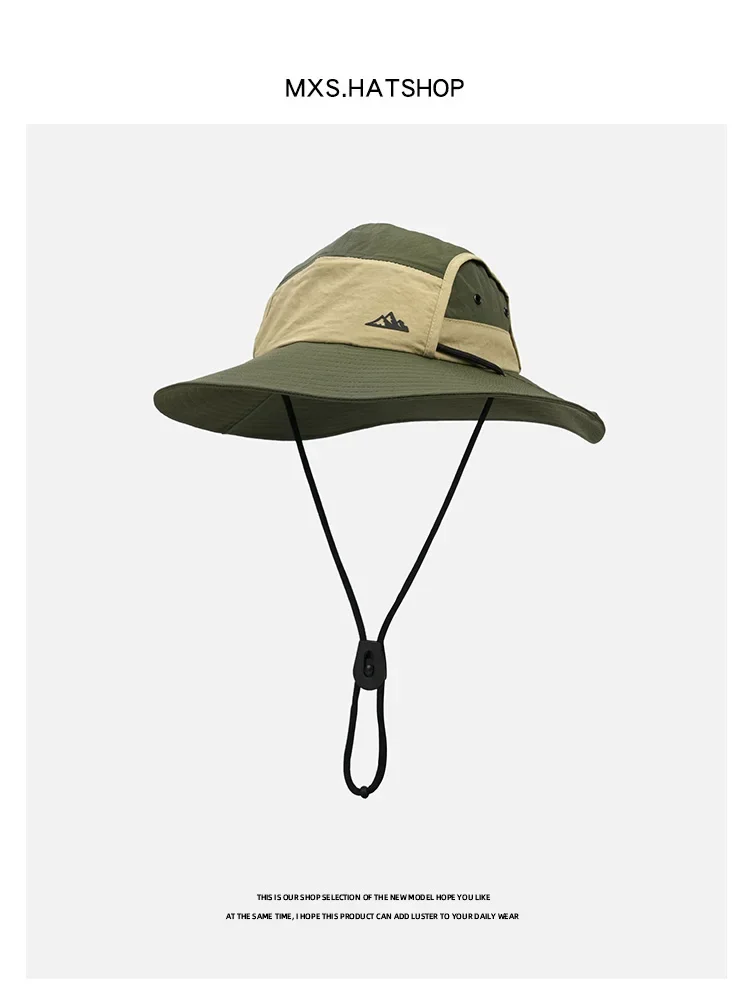 

Outdoor Climbing Hat Men and Women Travel Lightweight Breathable Sun-Proof Sun-Proof Bucket Hat Trendy