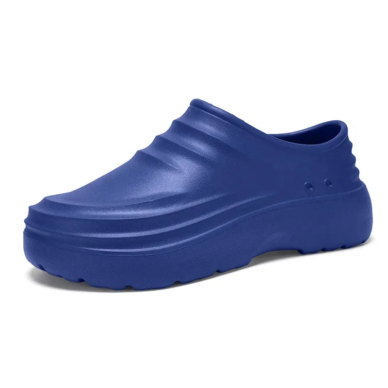 

NEWDesigner New Men'S And Women'S Comfortable Flat Shoes Work Chef Shoes Non-Slip And Oil-Proof Beach Slippers Sandals