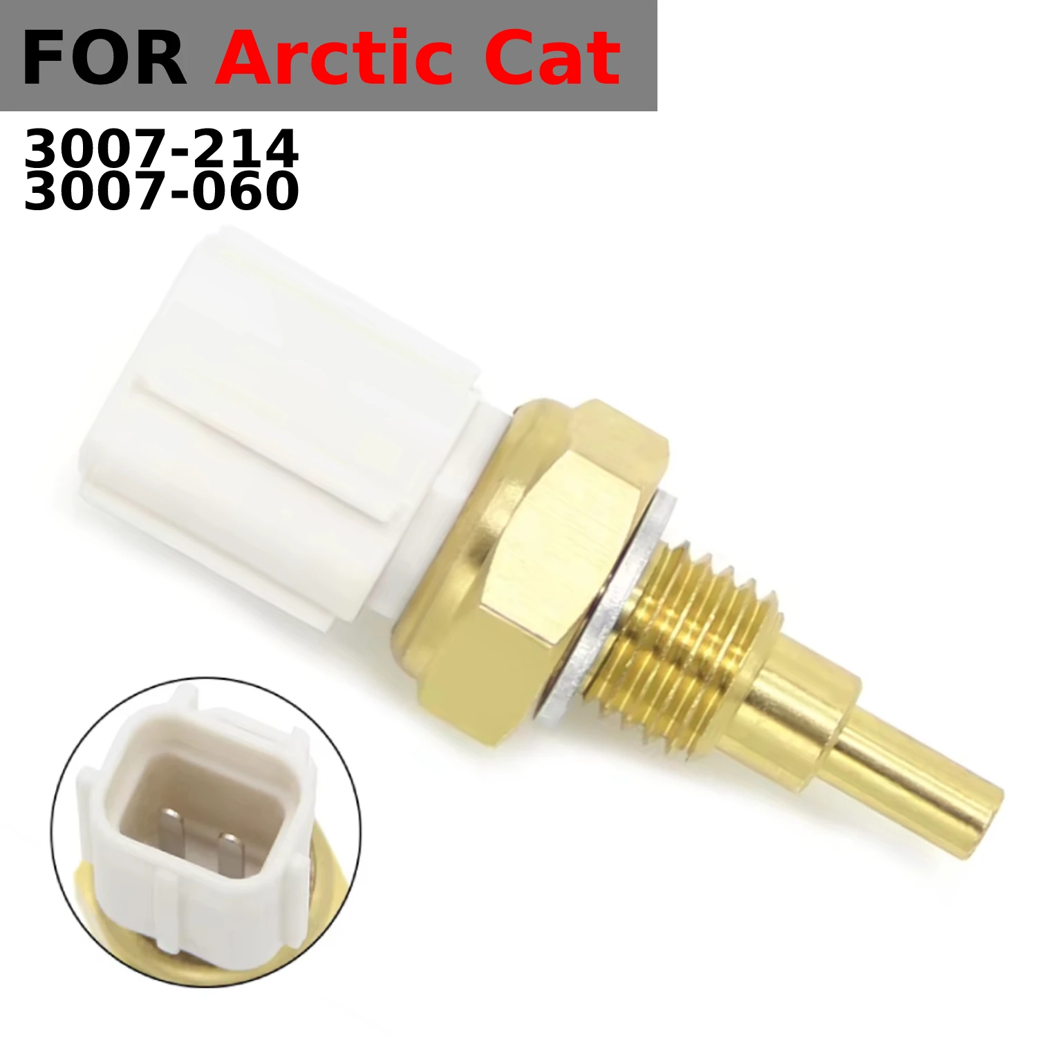 

Motorcycle Water Temp Temperature Sensor For Arctic Cat M1100 M9000 XF1100 XF9000 ZR4000 ZR5000 ZR9000 LXR 3007-214 3007-060