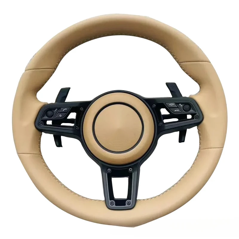 For Porsche 911 Cayenne Boxster Macan Panamera Optional Carbon Fiber Steering Wheel With Horn Shell
