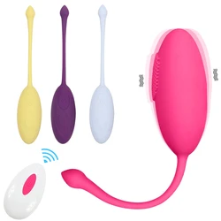 Ovo vibratório de controle remoto sem fio para casais, vibrador G-Spot Bullet, estimulador do clitóris, brinquedos poderosos do amor, brinquedos sensuais para adultos