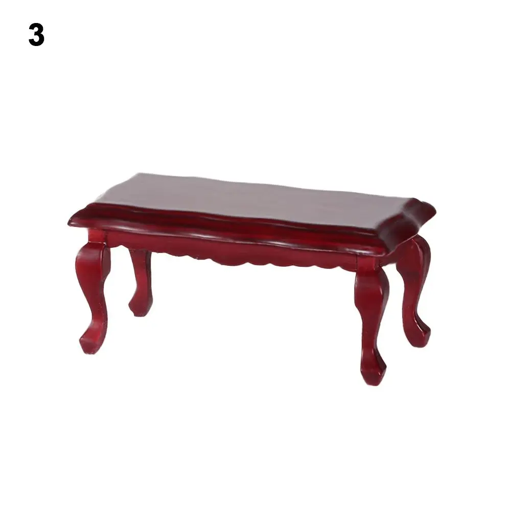 9 Styles Miniature Simulation End  House Decoration Table Furniture  Wooden Coffee Table 1/12 Dollhouse