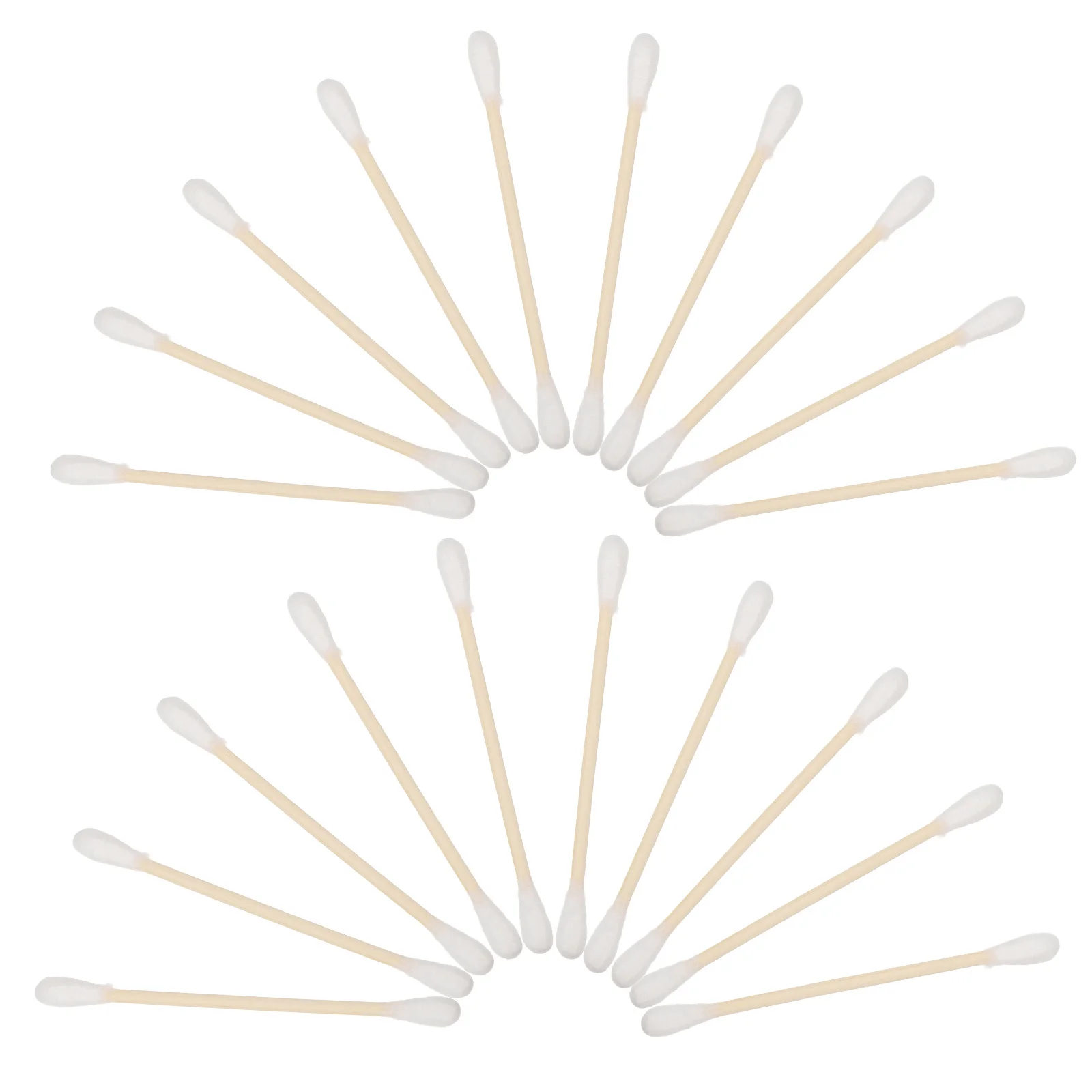 100Pcs Multifunctional Cotton Swabs Bamboo Stick Dual Ended Precision Tips for Makeup Removal Ear Cleaning Electronics Jewelry