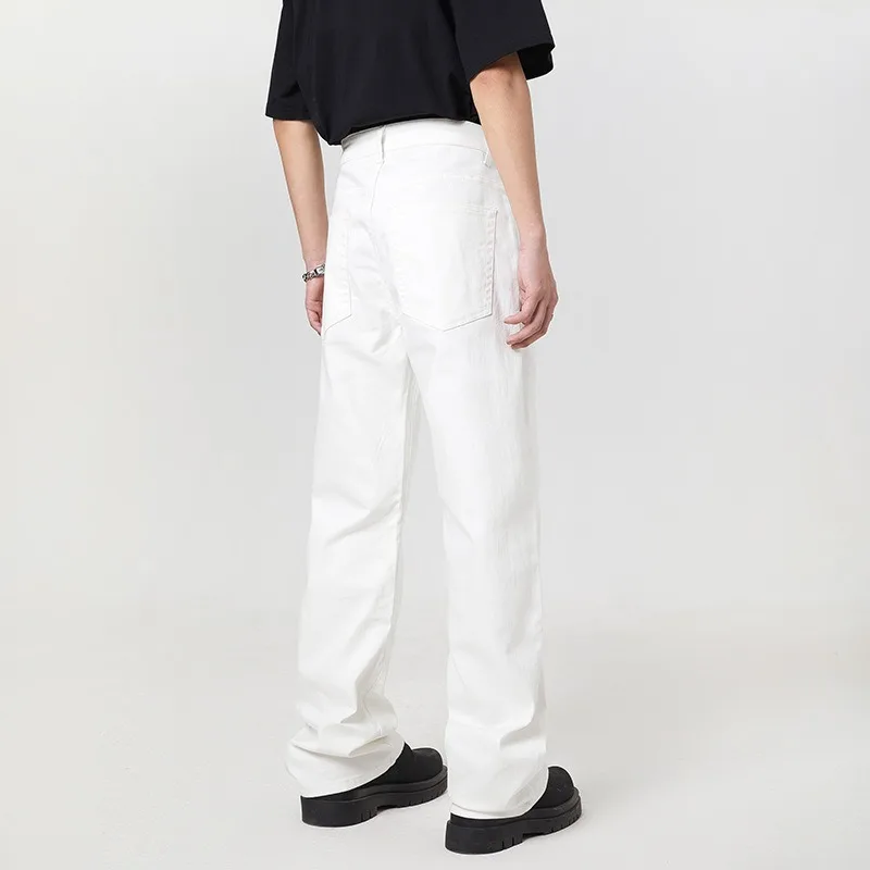 Off White Jeans Мужские удлиненные 115 СМ Весенние прямые свободные широкие брюки Черные высокие мужские популярные джинсовые брюки Мужские длинные брюки