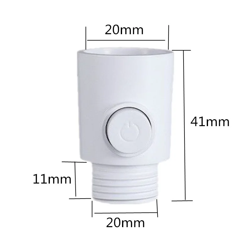 

Переключатель с пластиковой головкой, одна кнопка, контроль давления воды, запорный клапан, ограничитель потока, распылитель, выключатель