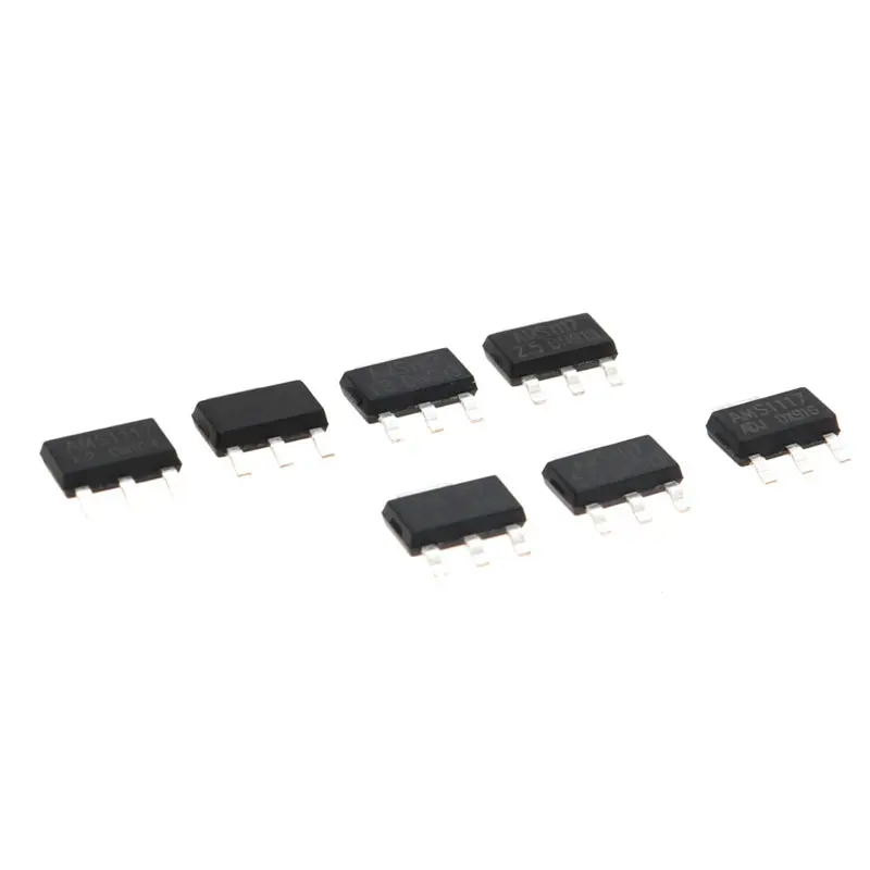 70 Buah Kit Regulator Voltase AMS1117 1.2V/1.5V/1.8V/2.5V/3.3V/5.0V/ADJ Lm1117 AMS1117-1.2 AMS1117-1.8 AMS1117-2.5 AMS1117-3.3