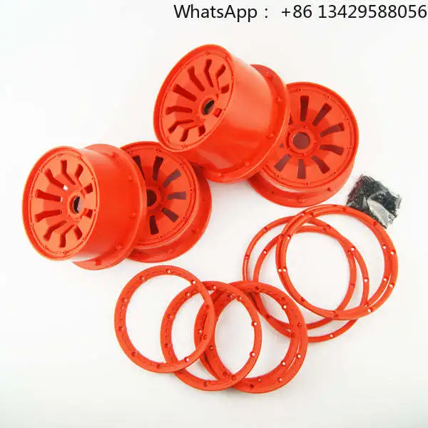 24mm Metal Hex Wheel Beadlock Rim 4pcs  for 1/5 Hpi Rovan KM  Rc Baja 5b RC Car