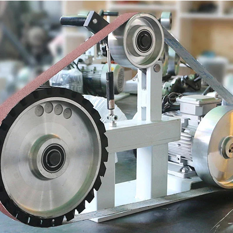 

AYX-B-2 2200 W Multi-function Belt Grinding Machine Infinitely Variable Speed Flat Polisher Electric Vertical Sander Power Tools