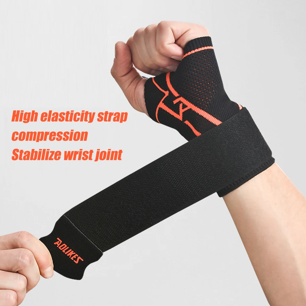 

1Pc Wrist Brace Wrist Wraps,Hand Compression Sleeves with Wrist Strap Support for Fitness Weightlifting Tendonitis Carpal Tunnel