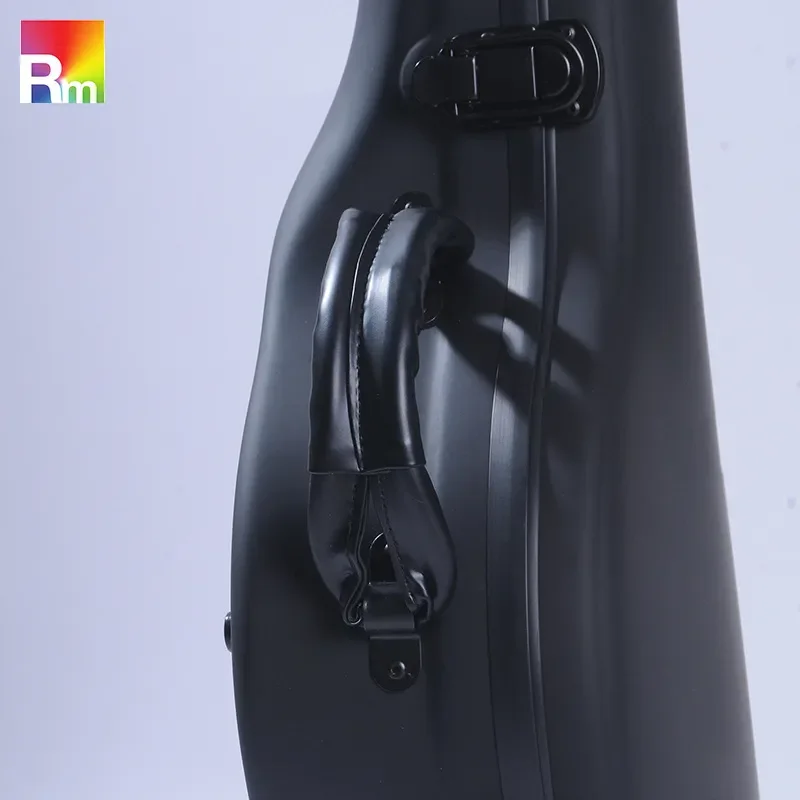 Wholesale Genuine Fiberglass Guitar Case Matte Black 39 Inch Classical Hammer Head Design Durable Protective Hard Shell for