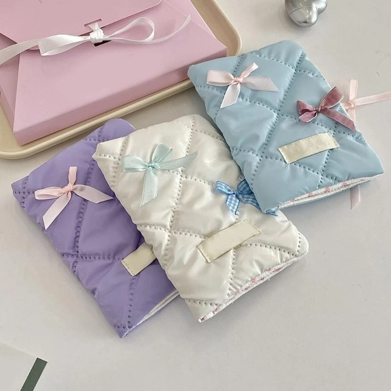 

E8FB Holder Cover Sweet Bows Cover Credit Card Case for Women