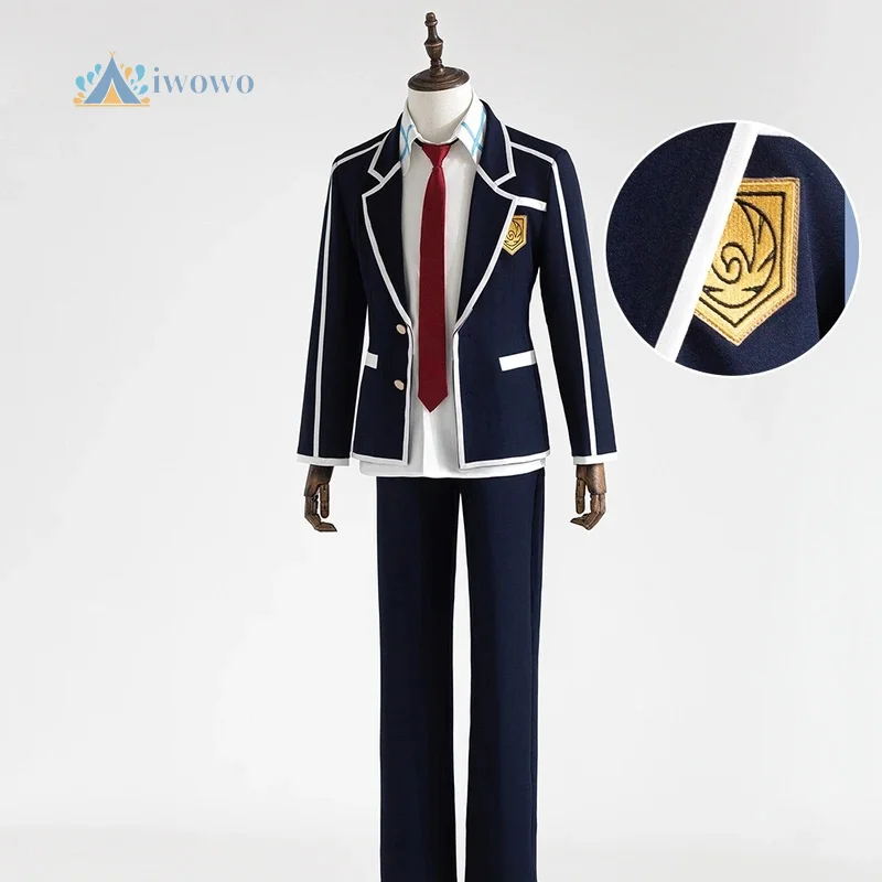 

Кирито Косплей Костюм R Качество Sword Art Online SAO Kirigaya Kazuto Школьная летняя форма Хэллоуин Вечеринка Наряд