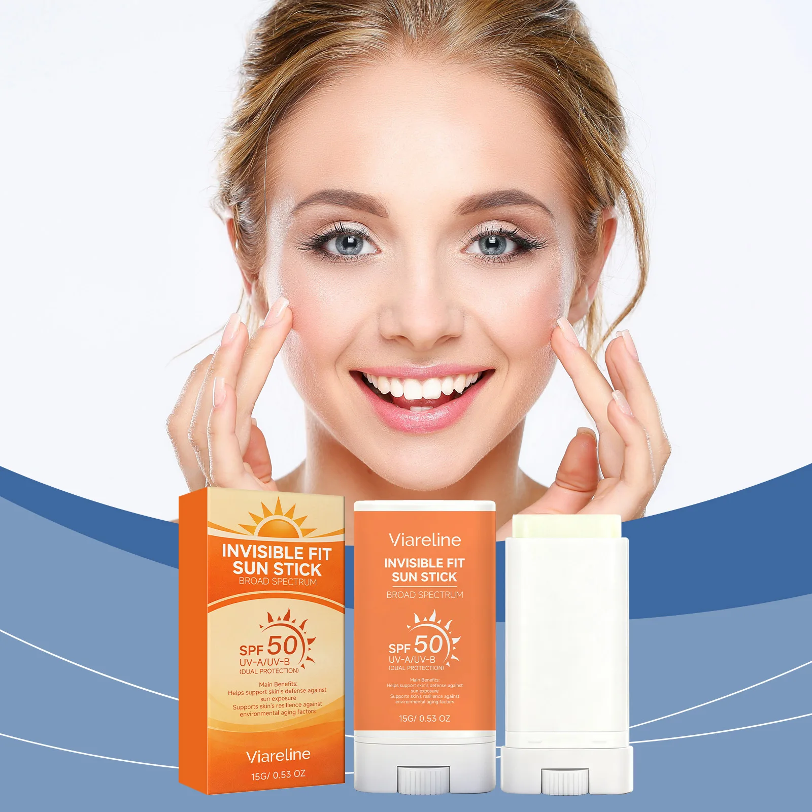 INEInvisible Protection Stick applies to facial and body skin forms a lightweight film without greasiness protective care stick