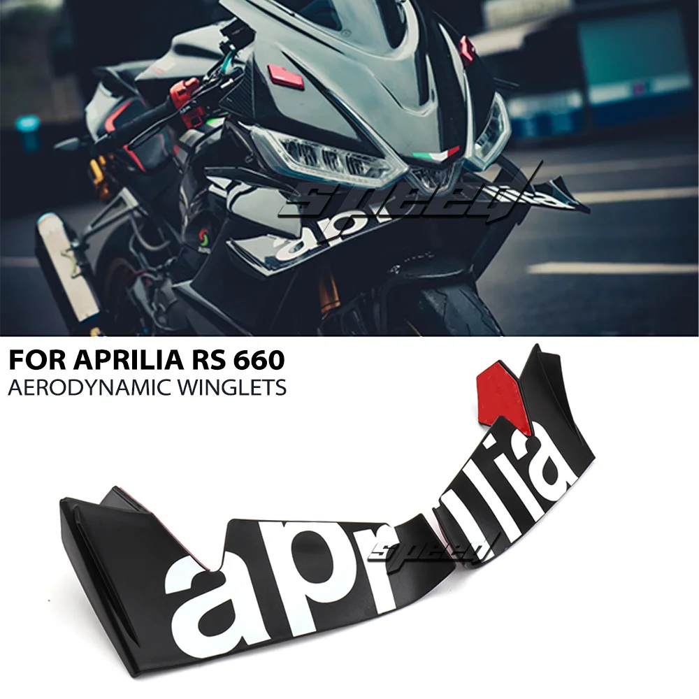 

For Aprilia RS660 Wind Wing Air Deflector Rs660 Winglet Aerodynamic Wing Kit Spoiler Accessories RS 660 Beak Cowl Cover Extender