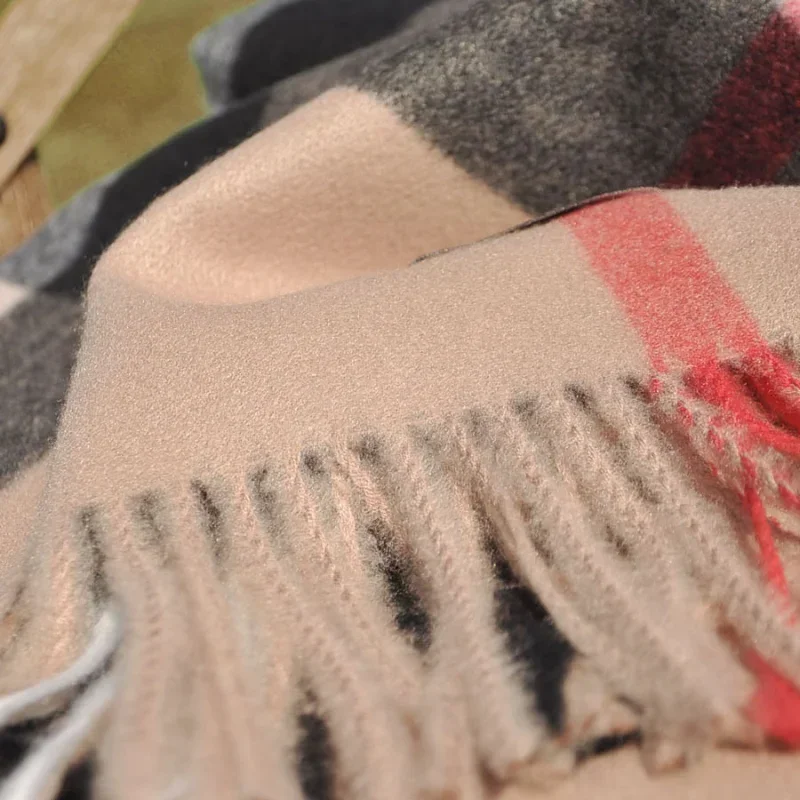 Bufanda de invierno de cachemira informal de moda sólida cálida de lujo para mujer, bufandas, Foulard, Bufandas para Hombre