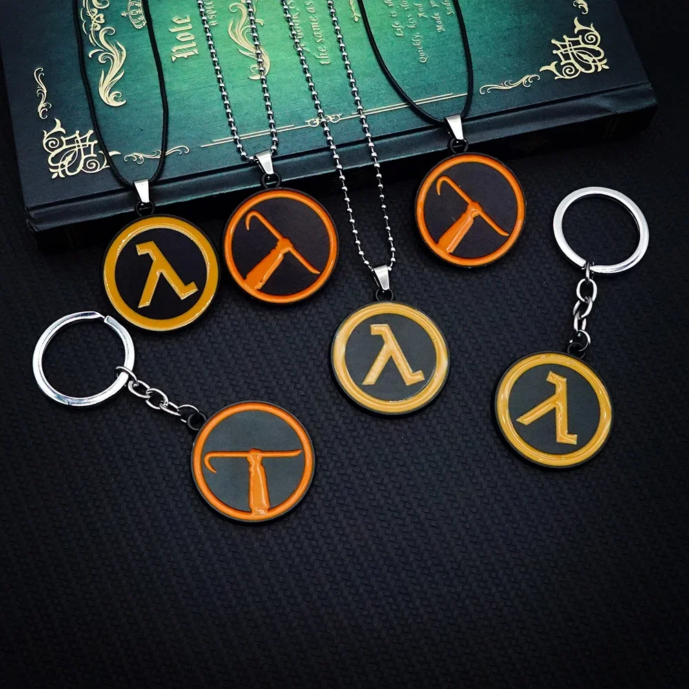 Half-Life Alyx Necklace for Women Men Game Metal Necklaces Jewelry Pendant Chains Choker Collares Charm Gift