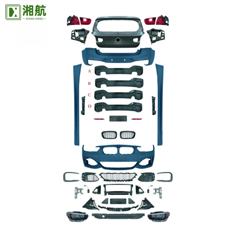 

Подходит для BMW 1 серии F20, старая модель новой противотуманной решетки F20MT, задняя крышка, детали заднего фонаря