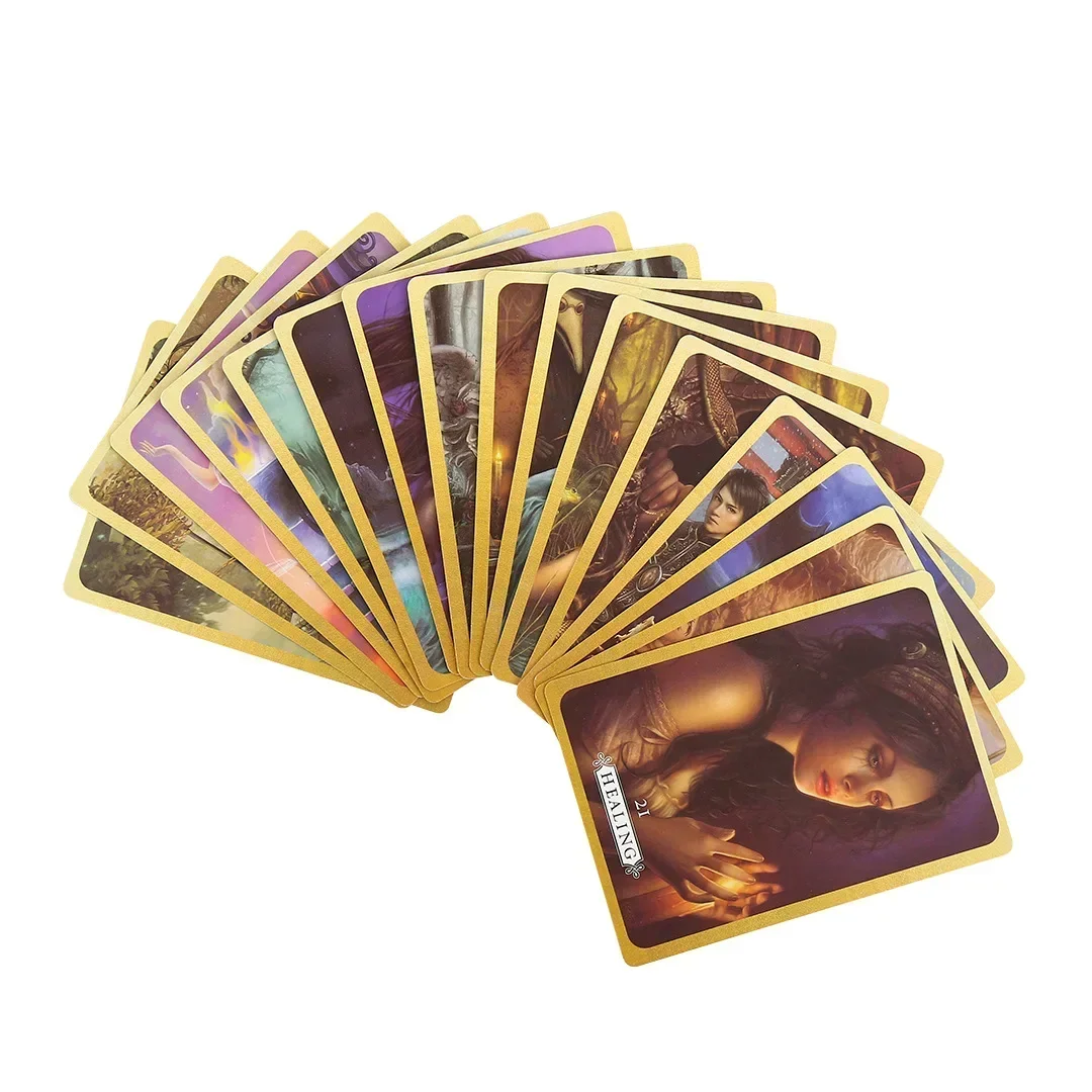 Hot sales Heal Yourself Reading Oracle Tarot Card Fate Divination Prophecy Card Family Party Game Toy Tarot PDF Guide