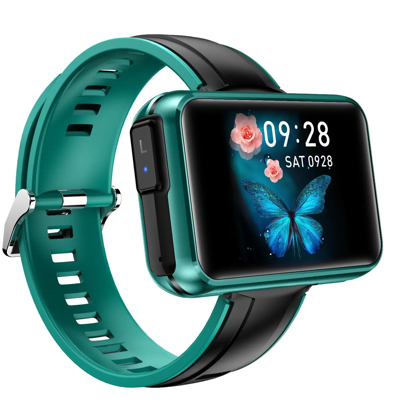 Heart Rate Tracker Bluetooth Call Sports Smart Bracelet 2 in 1 TWS Wirelss Earbuds Big DIY Screen Waterproof Smart Watch T91