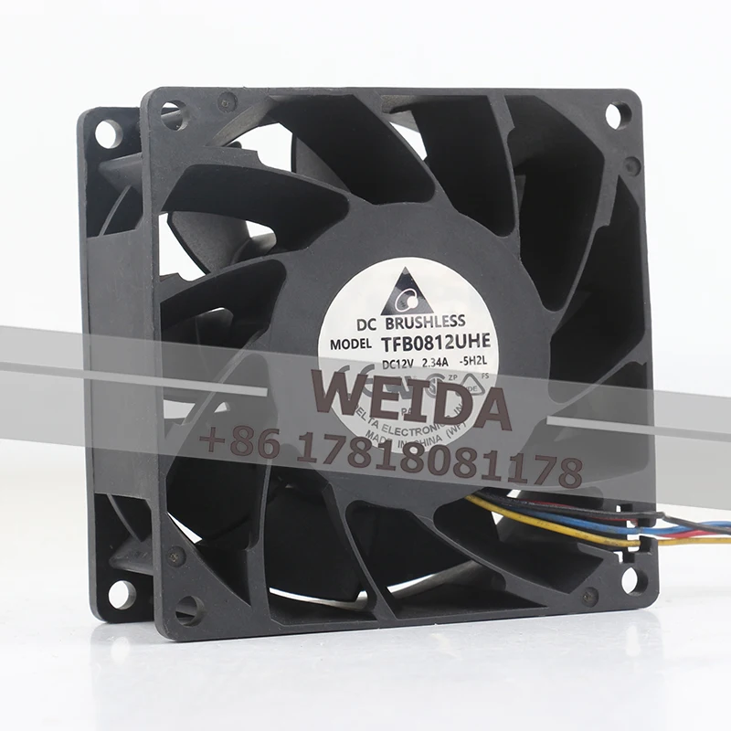 New Delta 12V 2.34A 80X80X38MM mainboard PWM Speed control Server Brute Force TFB0812UHE cooling fan