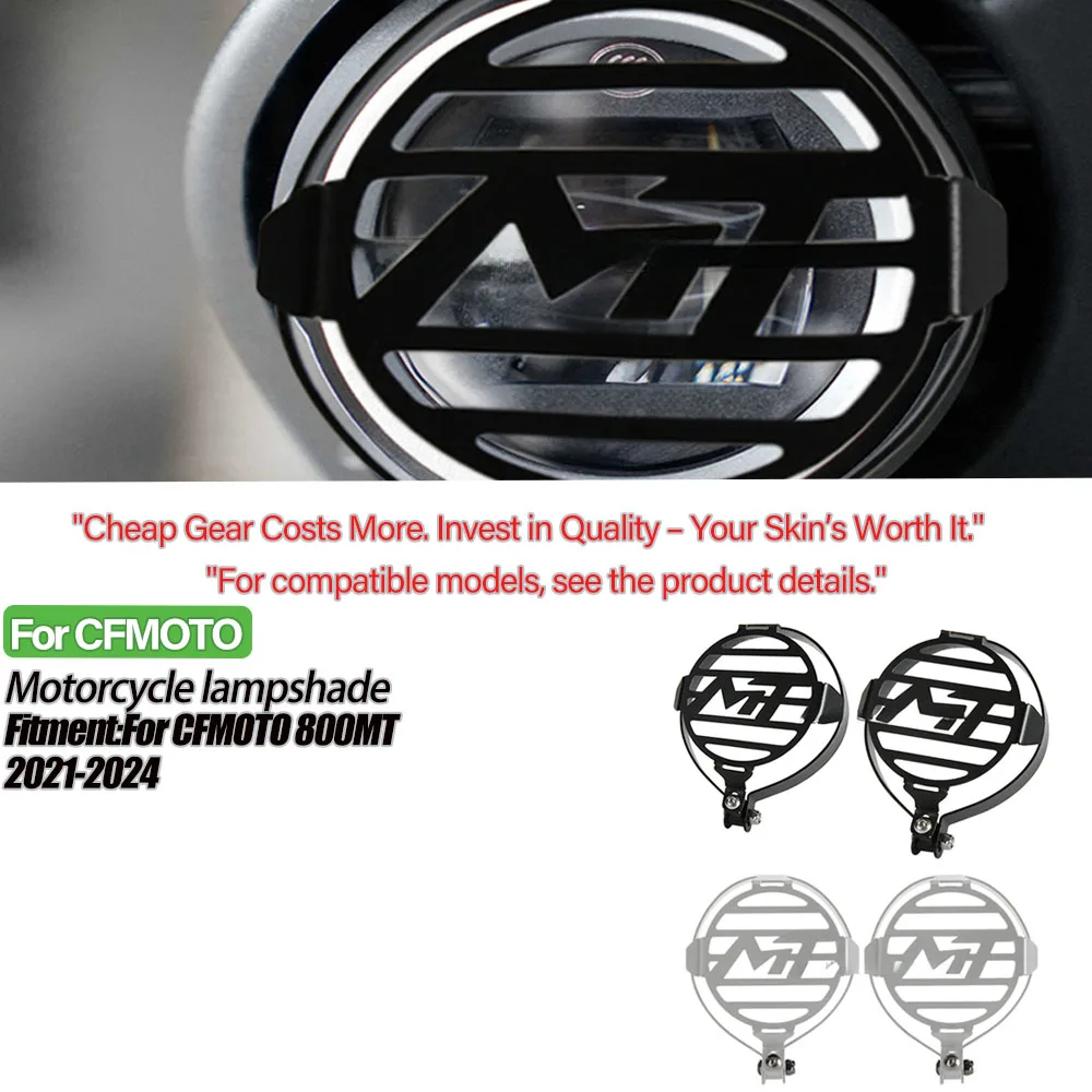 

For CFMOTO CF MOTO 800MT 800 MT MT800 2021 2022 2023 2024 Motocycle Accessories Fog Light Protector Guard Grill Protection Cover