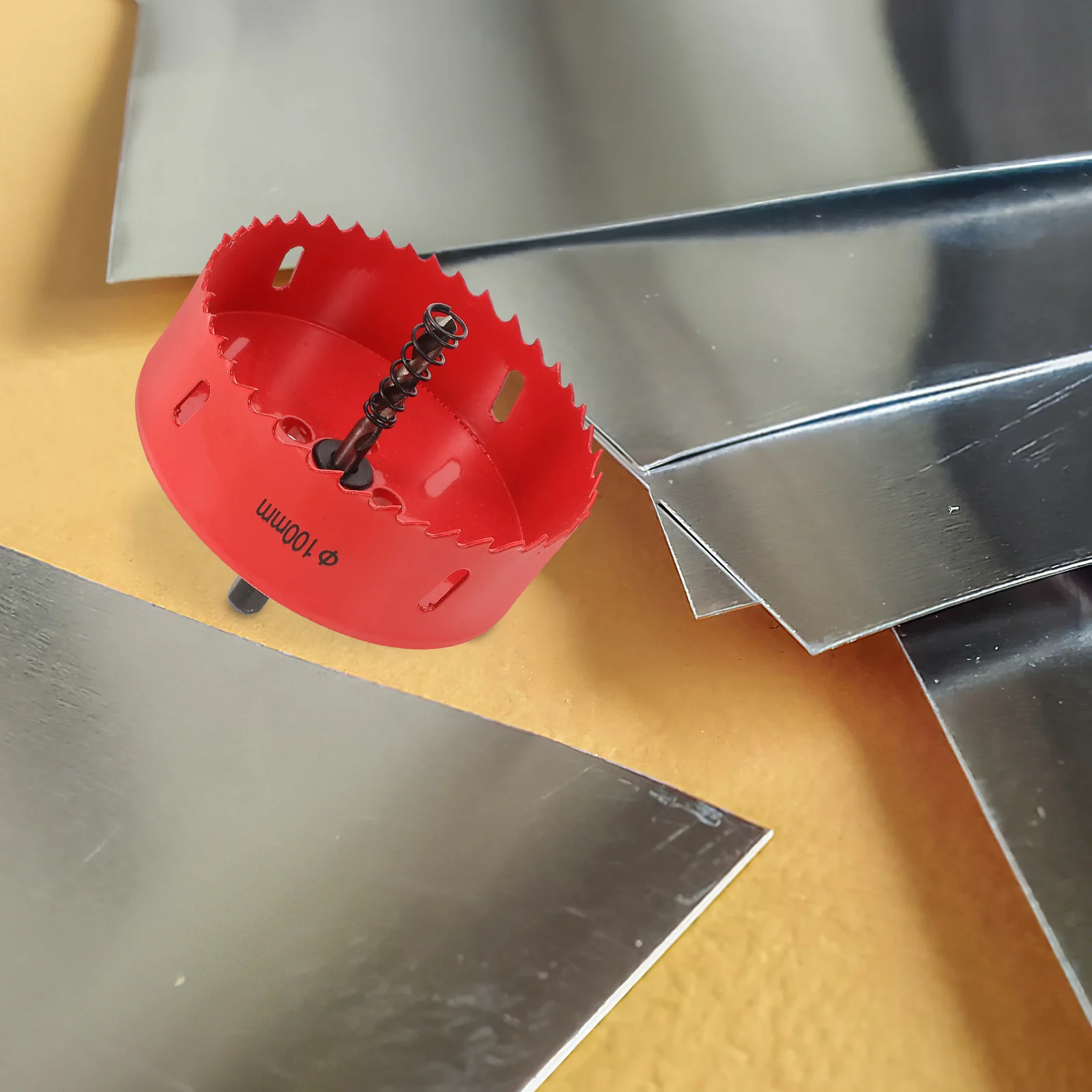

M42 Bimetal Hole Opener 100mm Professional Tool High-speed Metal Drill Bit Cutting Accessory Accurate Drilling Easy