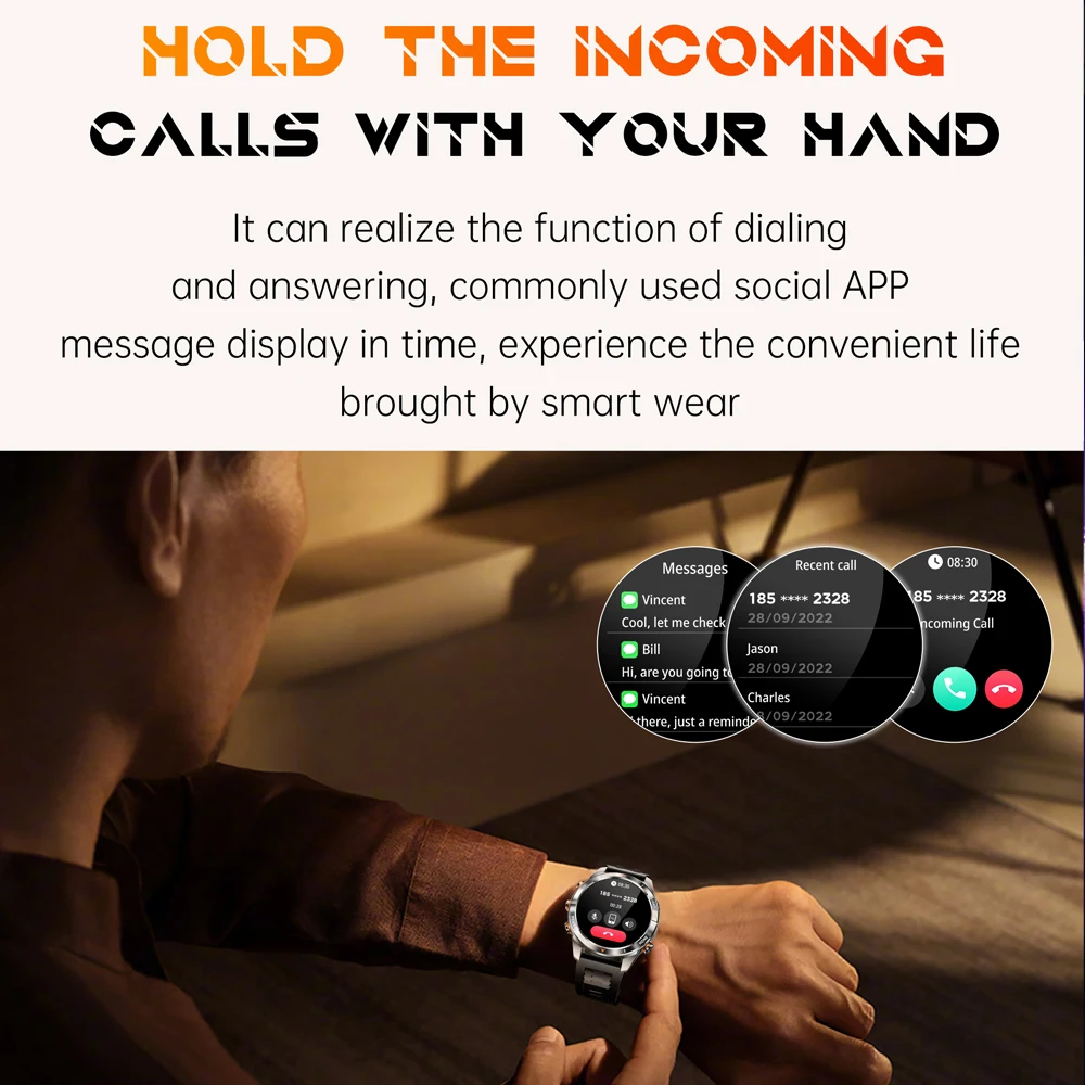 Smartwatch VALDUS VD27 dla kobiet i mężczyzn, latarka, sportowy, monitorowanie tętna, fitness, wodoodporny, połączenia BT, długi czas pracy na baterii, smartwatch 2025.