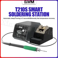 GVM T210S C210 Electronic Welding Rework Station Repaid Heating Soldering Iron Station Support T210 Handle / Soldering Iron Tips