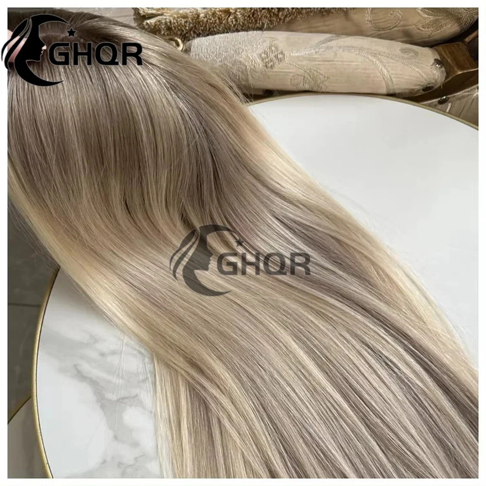 Evidenziare parrucche 100% capelli umani 360 parrucca frontale in pizzo marrone Ombre bionda 13x6 13x4 parrucca anteriore in pizzo onda del corpo brasiliana prepizzicata