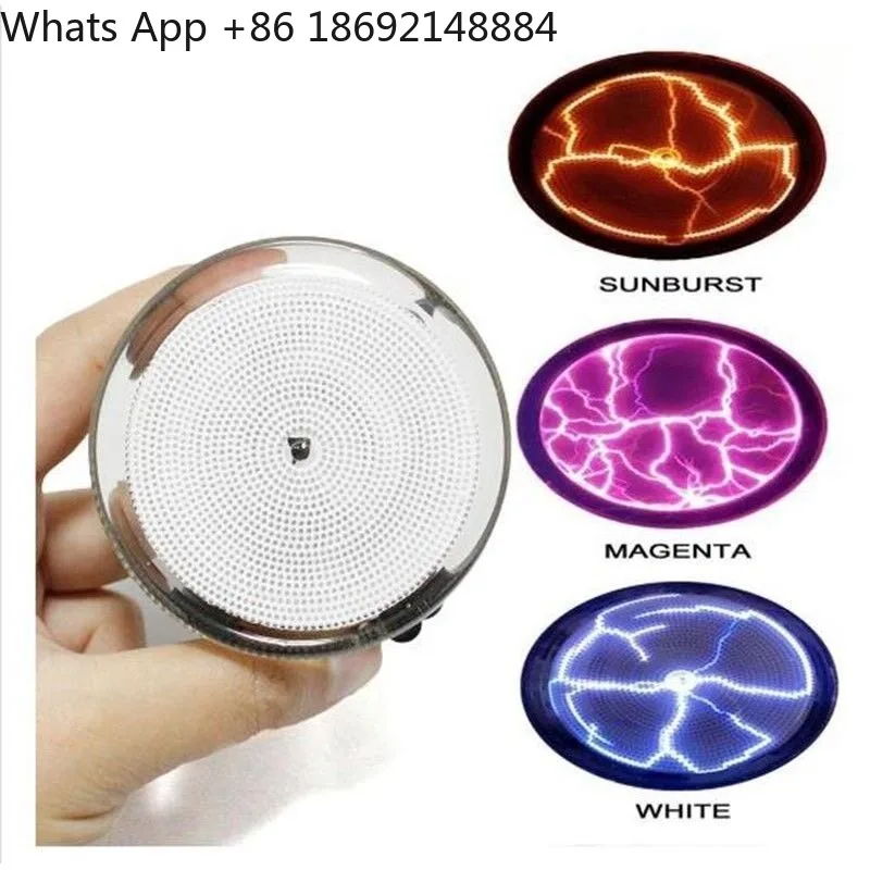 2.5 inch voice-activated lightning disk, auxiliary lamp, cool ornaments, night running lights