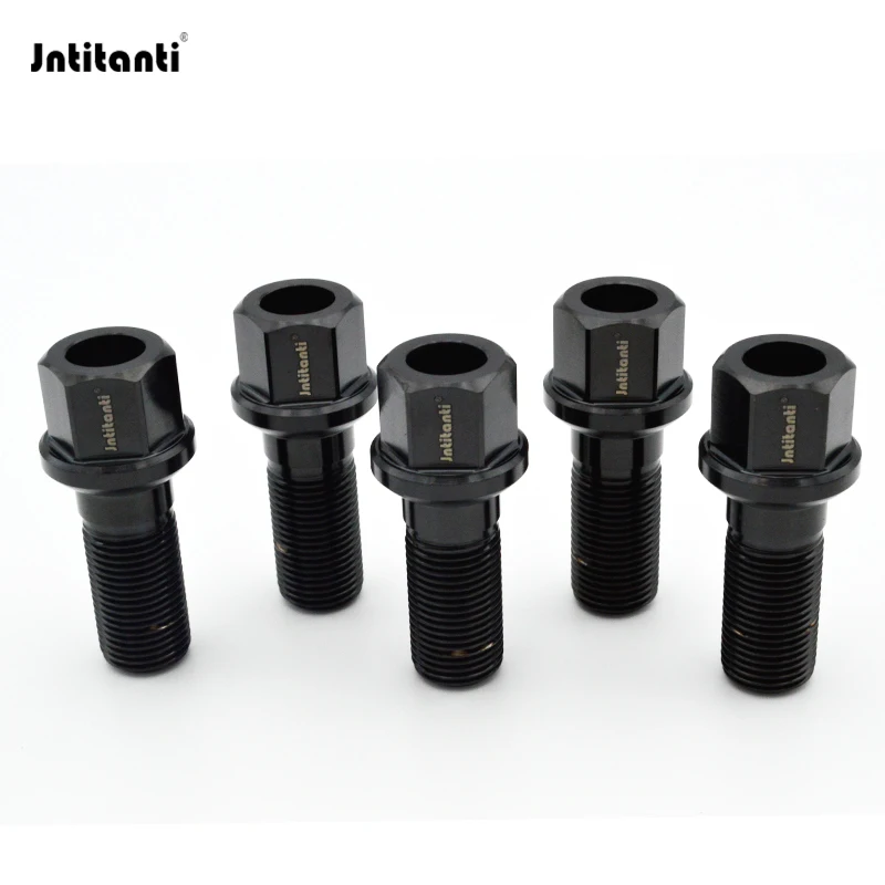 

Jntitanti never rust racing parts ball seat Gr.5 titanium hub bolt wheel bolt M14*1.5*28-45mm for VW AUDI racing car