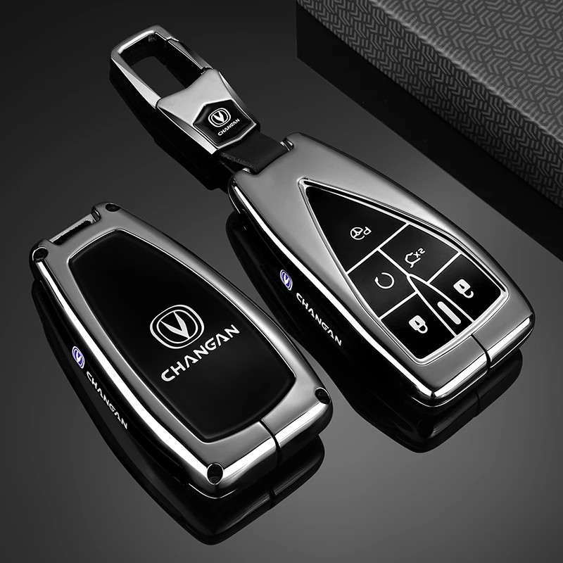 Car Key Case Cover Shell Protector for Changan UNIT UNIK CS35PLUS CS55 PLUS CS75 PLUS Oshan X7 X5 Accessories Zinc Alloy 2026 - view 4