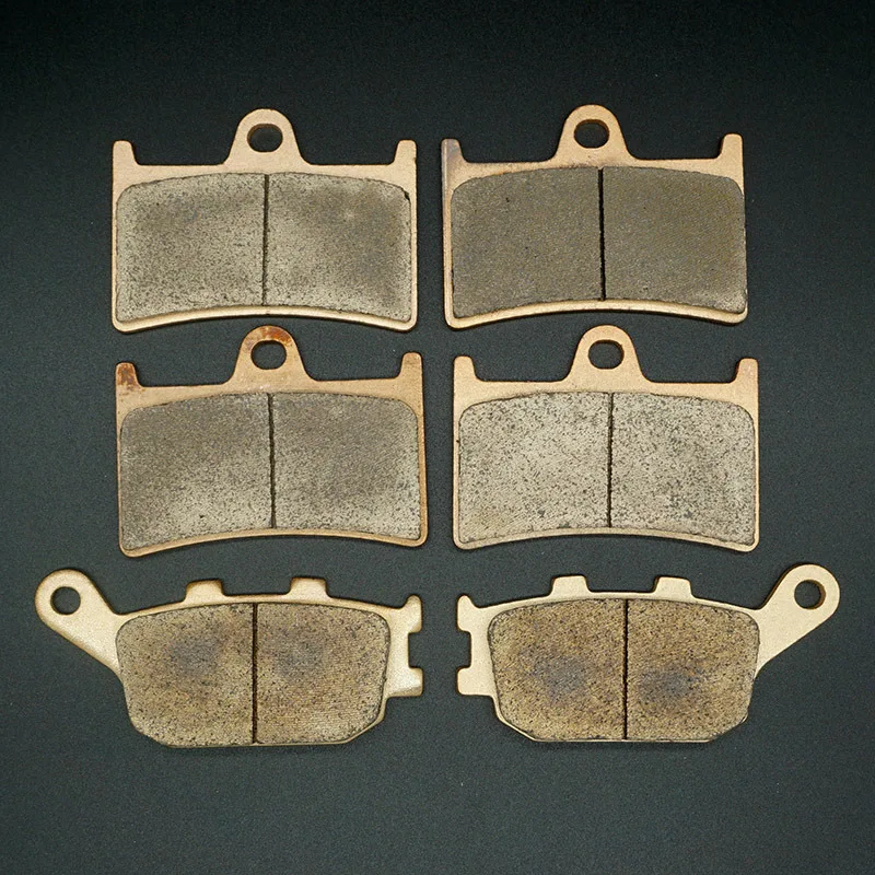 

Для Yamaha FZ6 Fazer-S2 2007 2008 2009, спеченные передние и задние тормозные колодки для мотоцикла, комплект деталей