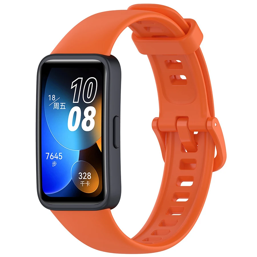 Bandje voor Huawei Band 8 9 10 Armband Accessoires Smartwatch Vervangende horlogeband Siliconen armband Huawei Band 8 9 10 Correas