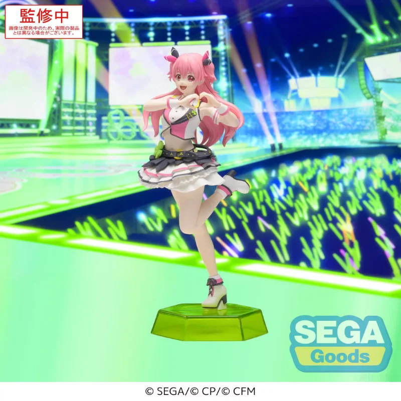 Disponibile MIKU originale Sega HATSUNE: STAGE COLORFUL! Hinomori Shizuku Hanasato Minori Anime Figura Ornamenti per il desktop Regali giocattolo