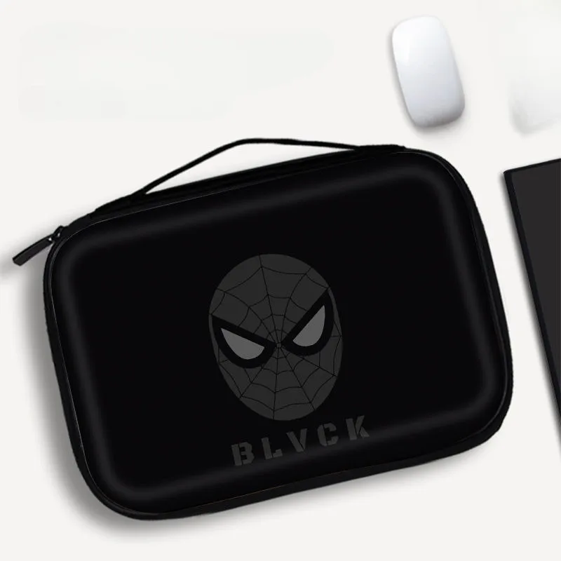 Marvel Spiderman Peripheral Movies Shockproof and Water-Resistant Portable Multi-Function Anti-fall Tablet Portable Storage Bag