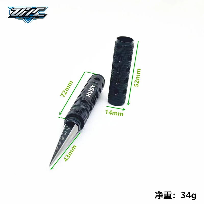 Metal Expanding Reamer Hole Opener, 0-9mm DIY Model Puncher Tool For RC Car Body Shell Upgrade Parts