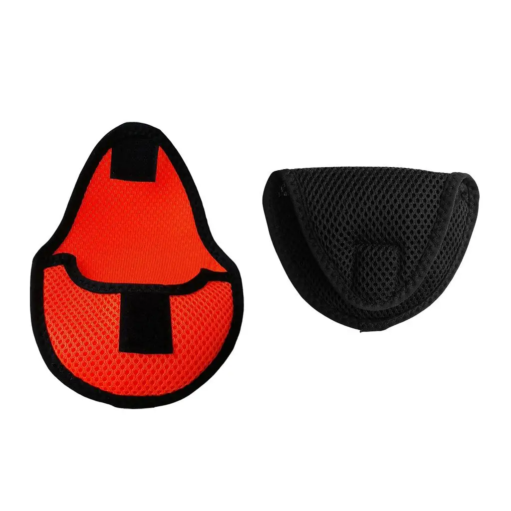 Mallet Putter Head Cover Durable Fabric Headgear Golf Head Cover Replacement for Golfing Equipment