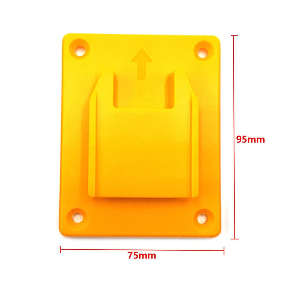 Imagem -06 - Ferramentas Elétricas Suportes de Montagem da Bateria para Dewalt 18v 20v Ferramenta Elétrica Broca e Bateria Capa Doca Rack Armazenamento Amarelo Preto 5packs de
