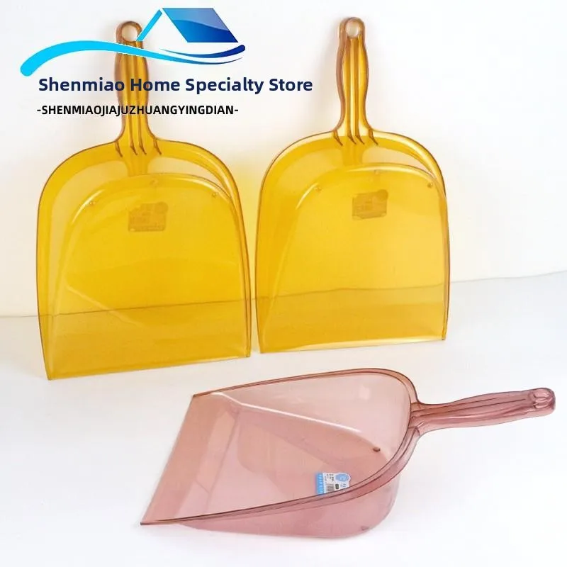 

Утолщенная пластиковая ручная лопатка для мусора, прочный инструмент для уборки дома, прозрачный совок для мусора, устойчивый к износу