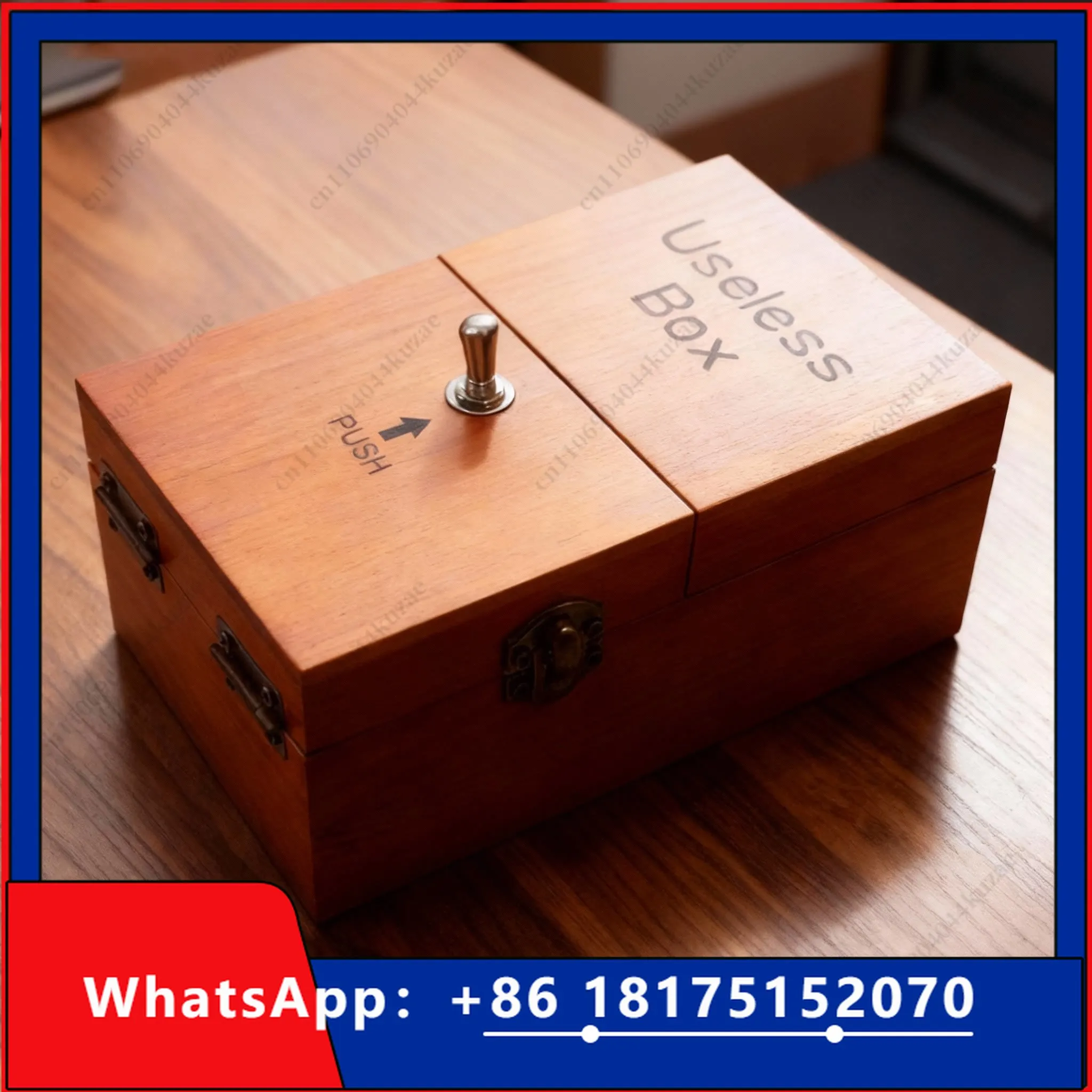 HLH Metal Boring Box Desktop Decompression Ornament, High-end Niche Office Stress Relief Toy