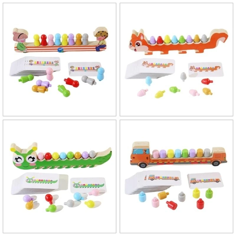 Couleur en bois correspondant à puzzle Jouet éducatif pour les enfants