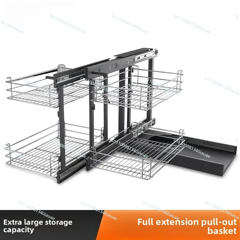 

Floor Cabinets, Seasoning Baskets, All Pull Out Corner Flying Saucers, Corner Linkage Pull Baskets, Snack Storage Baskets