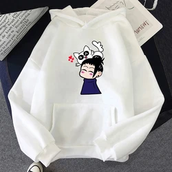 Geto Suguru and Gojo Cat in Love Anime Jujutsu Kaisen Hoodie 2023 Women Harajuku Hoodies Unisex Kawaii Vintage Sweatshirts Korea