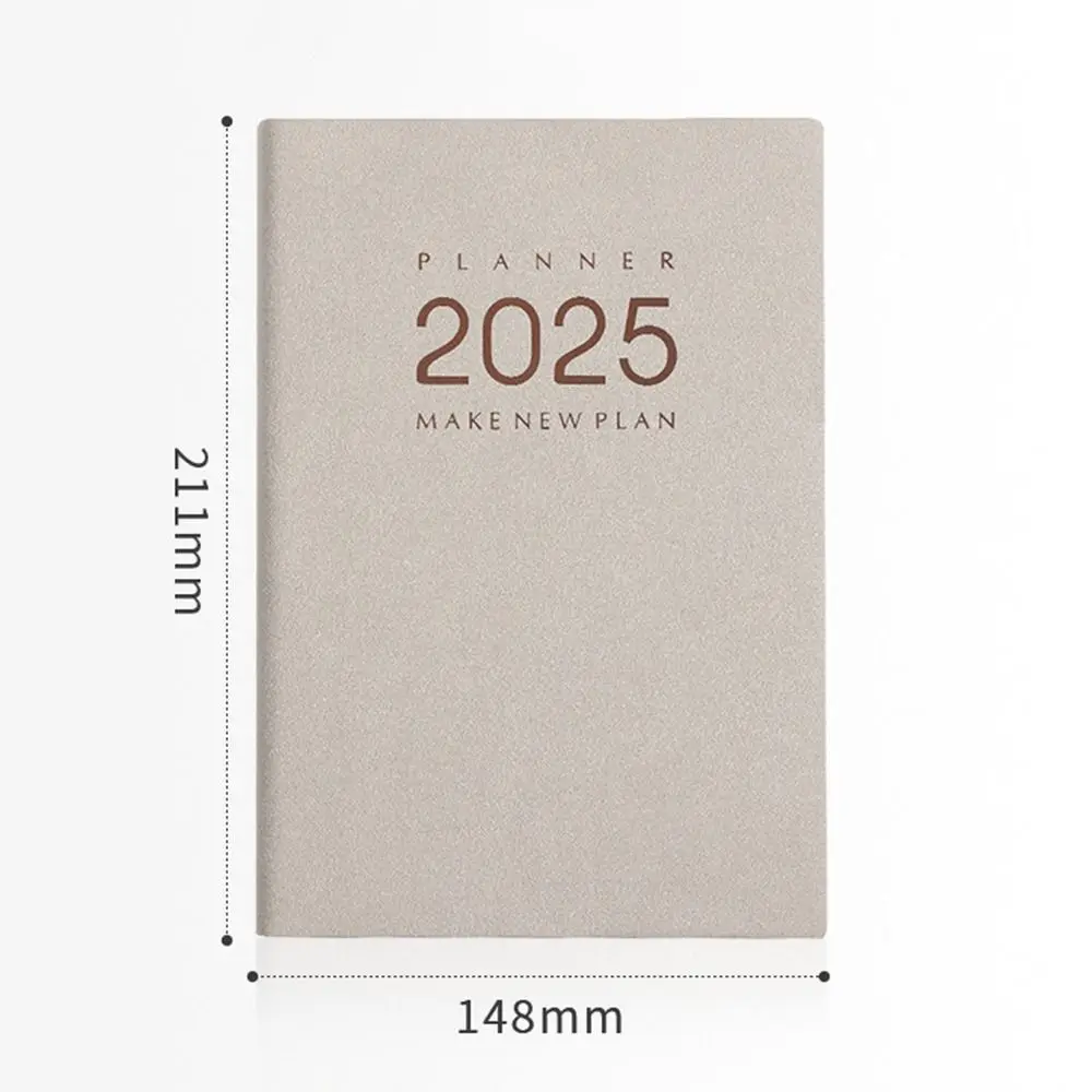 12 Months 2025 Daily Planner Notebook 360 Pages Time Management 365 Days Notepad Portable Thicken Paper a5 Diary Notepad