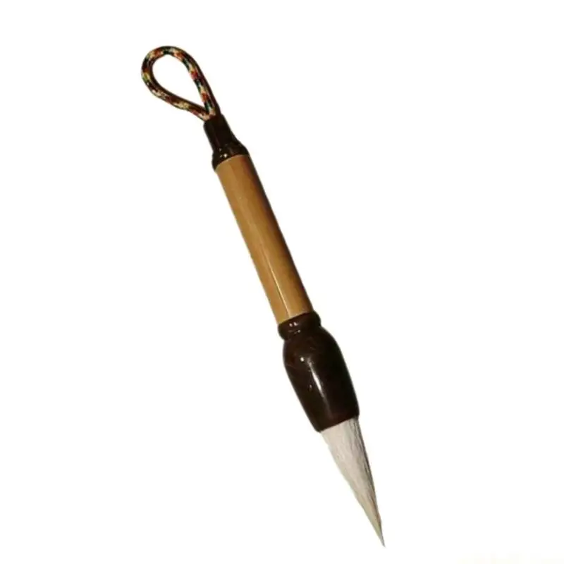 Mini Wooden Handle Chinese Writing Brush for Students and Practice